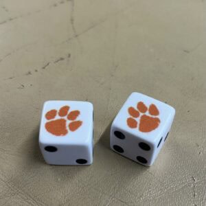 Clemson Dice- Rare - Coon Tycoon approved