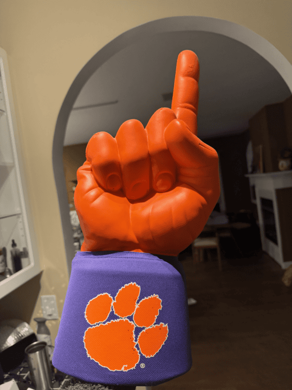 Clemson #1 Foam Finger - Rare