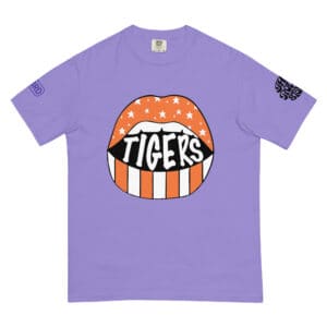 Clemson Rolling Stones Unisex garment-dyed heavyweight t-shirt