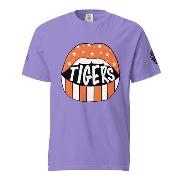 Clemson Rolling Stones Unisex garment-dyed heavyweight t-shirt - Image 13