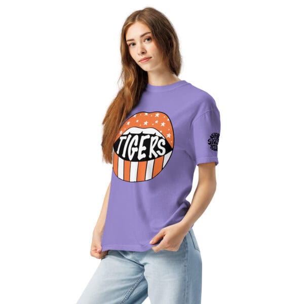 Clemson Rolling Stones Unisex garment-dyed heavyweight t-shirt - Image 2